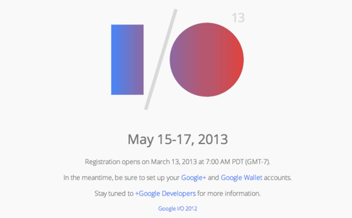 Google I/O开发者大会注册日期为3月13日早7点（图片来自BGR）